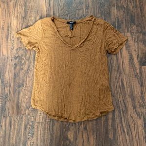 Mustard short sleeve T-shirt